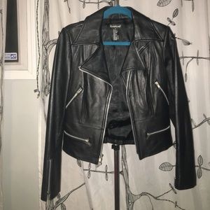 Brand new Bebe Genuine Leather moto jacket